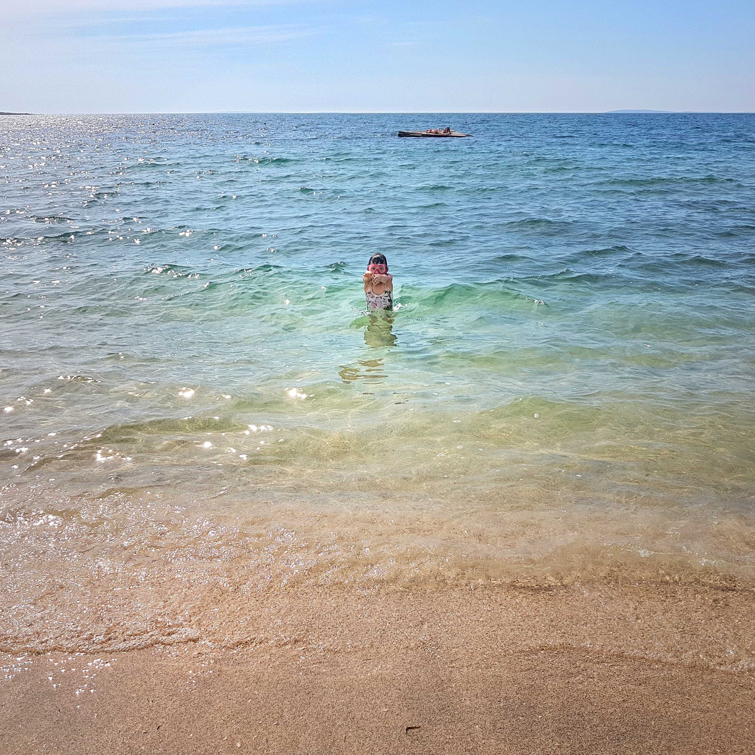 piaszczysta plaża, Povljana, Chorwacja