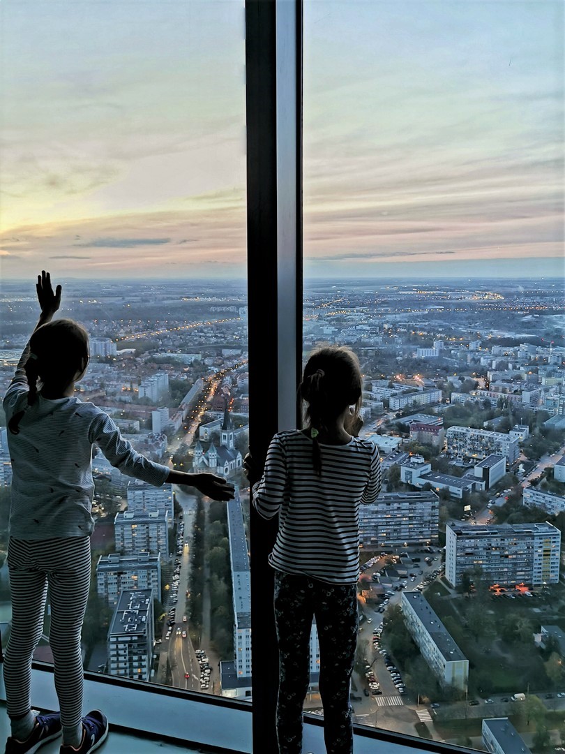 Sky Tower, Wrocław z dziećmi, punkt widokowy