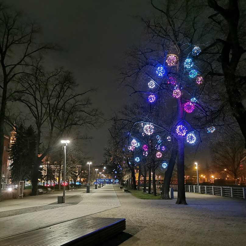 Wrocław, iluminacje świąteczne