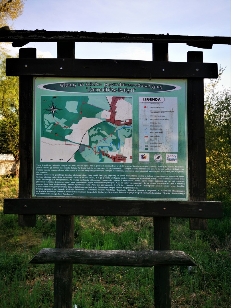 Ścieżka Przyrodnicza Jarnołtów - Ratyń - mapa